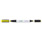 Zebra Eco Zebrite Double-Ended Highlighter, Chisel/Fine Point, Fluor Yellow, 12/Pk ZEB75050
