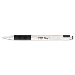 Zebra F-301 Ballpoint Retractable Pen, Black Ink, Bold, Dozen ZEB27310