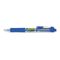 Zebra Jimnie Roller Ball Retractable Gel Pen, Blue Ink, Medium, Dozen ZEB47020