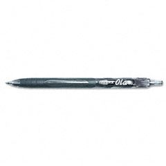 Zebra OLA Ballpoint Retractable Pen, Black Ink, Medium, Dozen ZEB23510