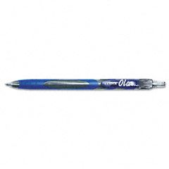 Zebra OLA Ballpoint Retractable Pen, Blue Ink, Medium, Dozen ZEB23520