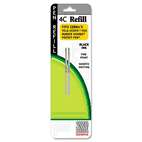 Zebra Refill for 4C Pocket Pen, Fine, Black Ink, 2/Pack ZEB85612