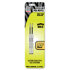 Zebra Refill for F301, F301 Ultra, F402, 301A, Spiral Ballpoint, Black, Bold, 2/Pack ZEB82712