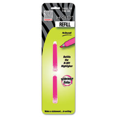 Zebra Refill for H-301 Highlighter, Pink, 2/Pack ZEB87672