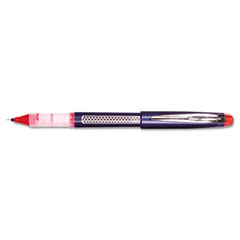 Zebra Regal Roller Ball Stick Pen, Red Ink, Needle, Dozen ZEB44830