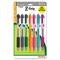 Zebra Z-Grip Ballpoint Retractable Pen, Assorted Ink, Medium, 7 per Pack ZEB22276