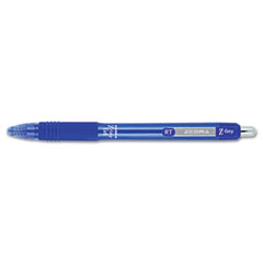 Zebra Z-Grip Roller Ball Retractable Gel Pen, Blue Ink, Medium, Dozen ZEB42420