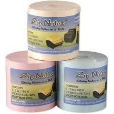 Zip Note Refill Roll, 150 Feet, One Yellow Roll - 01