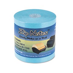 Zip Notes Note Refill Roll, 150 ft., Blue VCT10025