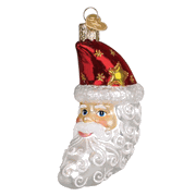 Santa Moon Face ornament