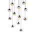 Sonneman 2917-SML Grapes 12-Light Round Small LED Pendant