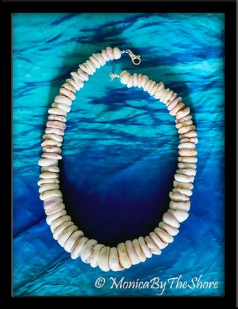 Custom Chunky Puka Shell Choker or Lei Necklace Custom Chunky Puka Shell Choker or Lei Necklace