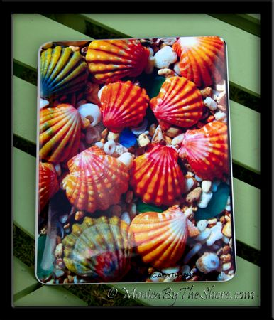 MonicaByTheShore iPad Sunrise Shell Skin