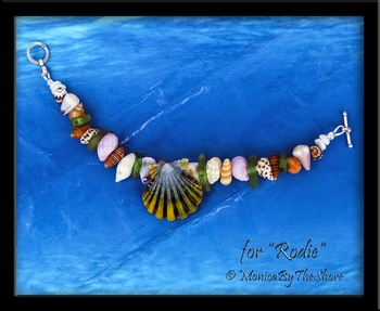Custom for "Rodie" Hawaiian Sunrise Shell "Beach Candy Bracelet