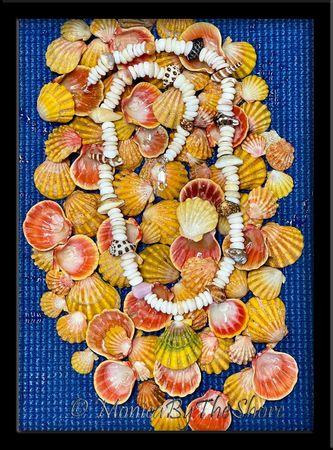 Ke iki Beach Shell Pile Sunrise Shell Lei Custom for "Philip"