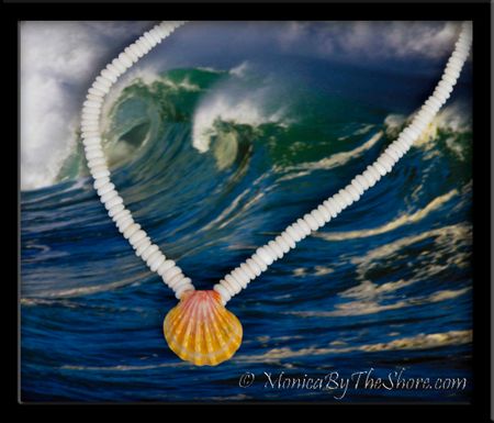 North Shore Puka Shells & Classic Hawaiian Sunrise Shell Necklace