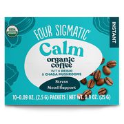 Buy discount Calm Organic Instant Coffee with Reishi & Chaga Mushrooms, 10 Packets, Four Sigmatic at Giftespot.com!