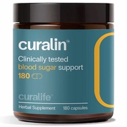 Buy discount Curalin Blood Sugar Support, Value Size, 180 Capsules, CuraLife at Giftespot.com!