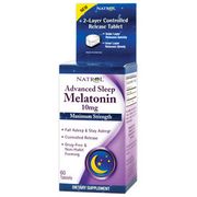 Buy discount Advanced Sleep Melatonin 10 mg, 60 Tablets, Natrol at Giftespot.com!