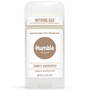 Baking Soda-Free Deodorant for Vegan & Sensitive Skin, Simply Unscented, 2.5 oz, Humble Brands