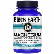 Buy discount Black Earth Magnesium Essential Nine, 30 Vegan Capsules, The Food Movement at Giftespot.com!