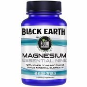 Buy discount Black Earth Magnesium Essential Nine, Value Size, 60 Vegan Capsules, The Food Movement at Giftespot.com!