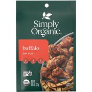 Buy discount Buffalo Dry Rub, 0.95 oz, Simply Organic at Giftespot.com!