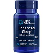 Buy discount Enhanced Sleep without Melatonin, 30 Vegetarian Capsules, Life Extension at Giftespot.com!