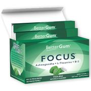 Buy discount Focus Gum (Ashwagandha + L-Theanine + Vitamin B12), 60 Pieces, BetterGum at Giftespot.com!