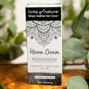 Buy discount Henna Cream Semi-Permanent Hair Colour True Black, 2.46 oz, Tints of Nature at Giftespot.com!