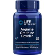 Buy discount Arginine Ornithine Powder, 150 g, Life Extension at Giftespot.com!