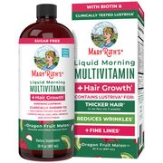Buy discount Liquid Morning Multivitamin + Hair Growth, Dragon Fruit Melon, 30 oz (887 ml), MaryRuth's at Giftespot.com!