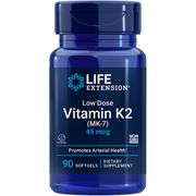 Buy discount Low-Dose Vitamin K2, MK-7, 45 mcg, 90 Softgels, Life Extension at Giftespot.com!