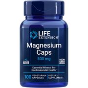 Buy discount Magnesium Caps 500 mg, 100 Vegetarian Capsules, Life Extension at Giftespot.com!