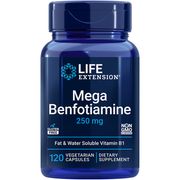 Buy discount Mega Benfotiamine 250 mg, 120 Vegetarian Capsules, Life Extension at Giftespot.com!