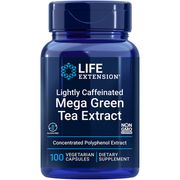 Buy discount Mega Green Tea Extract - Lightly Caffeinated, 100 Vegetarian Capsules, Life Extension at Giftespot.com!