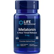 Buy discount Melatonin 6-Hour Timed Release, 3 mg, 60 Tablets, Life Extension at Giftespot.com!