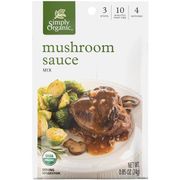 Buy discount Mushroom Sauce Seasoning Mix, 0.85 oz, Simply Organic at Giftespot.com!