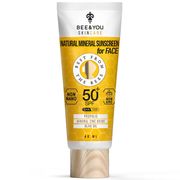 Buy discount Natural Mineral Sunscreen for Face, SPF 50+, 1.35 oz, Bee & You at Giftespot.com!
