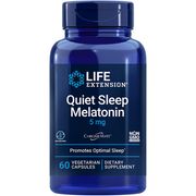 Buy discount Quiet Sleep Melatonin, 60 Vegetarian Capsules, Life Extension at Giftespot.com!