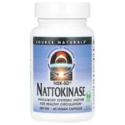 Buy discount NSK-SD Nattokinase 200 mg, Value Size, 60 Vegan Capsules, Source Naturals at Giftespot.com!