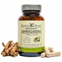 Organic Ashwagandha, 60 Vegan Capsules, Herbal Roots