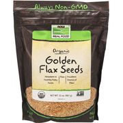 Buy discount Organic Golden Flax Seeds, Value Size, 2 lb, NOW Foods at Giftespot.com!