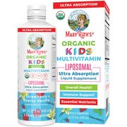 Buy discount Organic Kids Multivitamin Liposomal, Strawberry Cherry Vanilla, 15.22 oz (450 ml), MaryRuth's at Giftespot.com!