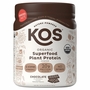 Organic Superfood Plant Protein Powder - Chocolate, 13.75 oz (10 Servings), KOS