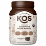 Organic Superfood Plant Protein Powder - Chocolate, 38.5 oz (28 Servings), KOS