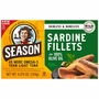 Season Skinless & Boneless Sardine Fillets In 100% Olive Oil, Wild Caught, 4.375 oz x 6 Count