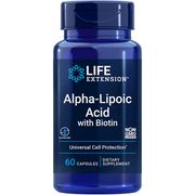 Buy discount Alpha-Lipoic Acid with Biotin, 60 Capsules, Life Extension at Giftespot.com!