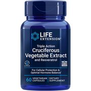Buy discount Triple Action Cruciferous Vegetable Extract with Resveratrol, 60 Vegetarian Capsules, Life Extension at Giftespot.com!