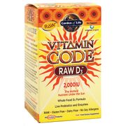 Buy discount Vitamin Code, Raw D3, 2,000 IU, 60 Capsules, Garden of Life at Giftespot.com!